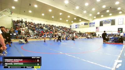 144 lbs Cons. Round 1 - Michael Santiago, ASG vs Vincent Gonzale, La Serna High School