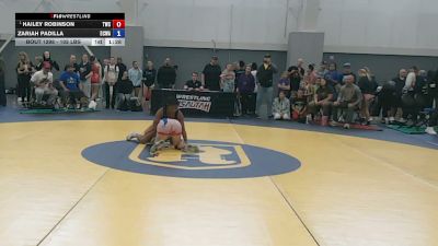 105 lbs 1st Place Match - Hailey Robinson, Thermopolis Wrestling Club vs Zariah Padilla, DCWA