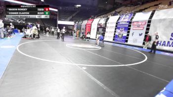 138 Class 1 lbs Cons. Round 3 - Mason Rongey, Trenton vs Conner Clanton, Valle Catholic