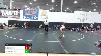 76 lbs Rr Rnd 5 - Santino Deleon, Revival Orange vs Jayce Schaffer, Mosers Mat Club