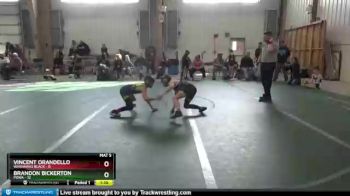 80 lbs Round 2 (4 Team) - Brandon Bickerton, POWA vs Vincent Orandello, Warhawks Black