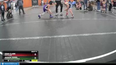 55 lbs Round 5 - John Clark, Unattached vs Jaxson Nagel, Cherokee Bluff Jr. Bears