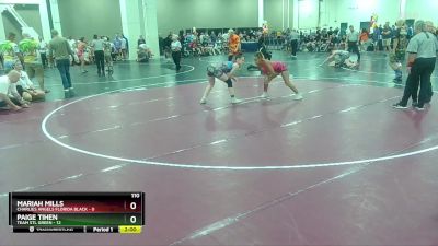 110 lbs Semis & Wb (16 Team) - Paige Tihen, Team STL Green vs Mariah Mills, Charlies Angels Florida Black