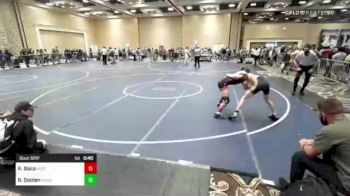 106 lbs Consi Of 16 #2 - Roland Baca, North Coast Grapplers vs Bergen Doolen, Manu Wr Ac