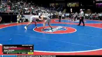 7A-165 lbs 3rd Place Match - Elijah Castillo, Lambert vs Kian Hauser, East Coweta HS