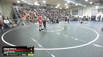 150 lbs Champ. Round 2 - Frank Padilla, Santa Ana vs Calen Reyna, Servite