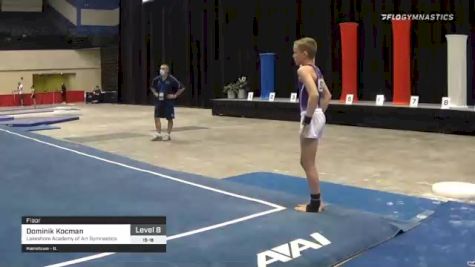 Dominik Kocman - Floor, Lakeshore Academy of Art Gymnastics - 2021 USA Gymnastics Development Program National Championships