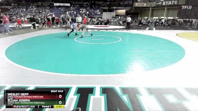 120 lbs Cons. Round 3 - Elijah Joseph, South West Washington Wrestling Club vs Wesley Hepp, CNWC Concede Nothing Wrestling Club