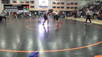 285 lbs 3rd Place Match - Hayden Walters, Cedar Falls vs Joe Klostermann, Western Dubuque