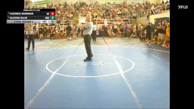 130 lbs Cons. Round 2 - Alayna Ellis, Hamilton vs Lucinda Bowman, Delaware Dempsey