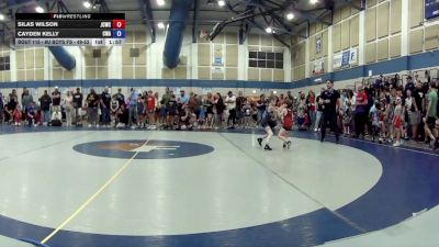 8U Boys FS - 49-53 Quarters - Silas Wilson, Jennings County Wrestling Club vs Cayden Kelly, Contenders Wrestling Academy