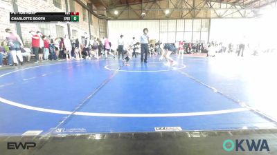 105 lbs Rr Rnd 1 - Peyton Harp, Tahlequah Wrestling Club vs Charlotte Booth, Sperry Wrestling Club