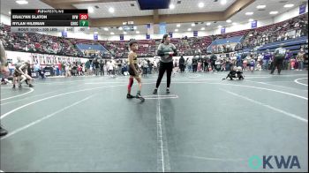 76 lbs Quarterfinal - Aaliyah Herlong, Del City Little League Wrestling vs Jerald Torres, OKC Saints Wrestling