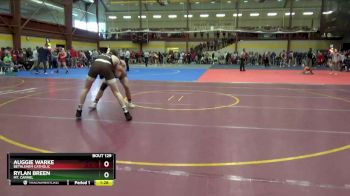 190 lbs Champ. Round 1 - Rylan Breen, Mt. Carmel vs Auggie Warke, Bethlehem Catholic