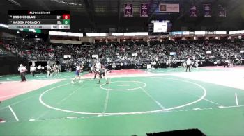 128 lbs Quarterfinal - Mason Poracky, BOA1 vs Brock Bolan, MP1