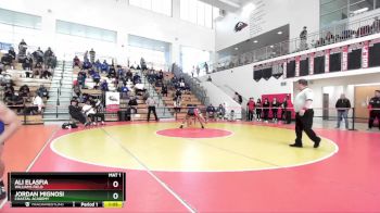 157 lbs Semifinal - Ali Elasfia, Williams Field vs Jordan Mignosi, Coastal Academy