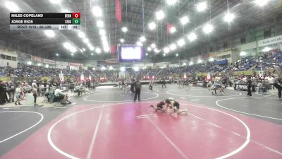 66 lbs Consi Of 8 #2 - Miles Copeland, Bennett Wrestling Club vs Jorge Rios, Sedgwick County Fleming