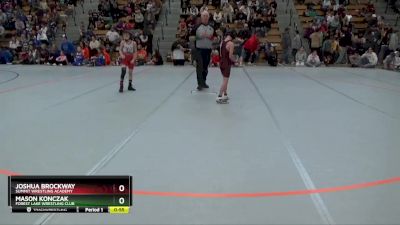 65 lbs Quarterfinal - Joshua Brockway, Summit Wrestling Academy vs Mason Konczak, Forest Lake Wrestling Club