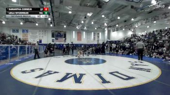 110 lbs 1st Place Match - Leila Witzerman, Peninsula vs Samantha Cornejo, Esperanza