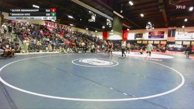 138 lbs Quarterfinal - Oliver Benninghoff, Trabuco Hills vs Brandon Kito, Rowland