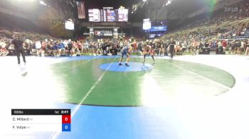 160 lbs Rnd Of 32 - Charlie Millard, Wisconsin vs Frank Volpe, New York