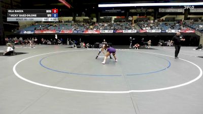124 lbs Champ. Round 2 - Isla Baeza, Missouri Valley vs Vicky Baez-Dilone, William Penn