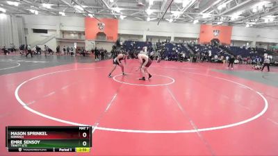 285 lbs Champ. Round 2 - Emre Sensoy, Trinity (CT) vs Mason Sprinkel, Norwich