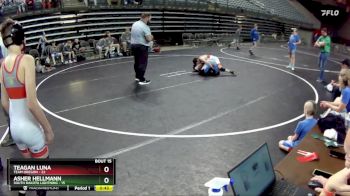 90 lbs Round 5 (6 Team) - Asher Hellmann, South Dakota Lightning vs Teagan Luna, Team Oregon