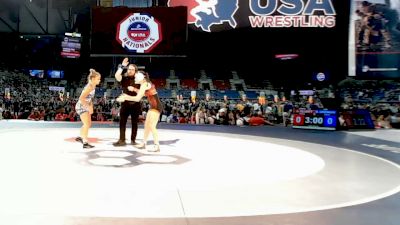 115 lbs Cons. Rd Of 64 - Ava Elliott, Indiana vs Blair Grennan, Illinois