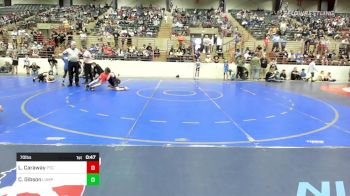 70 lbs Quarterfinal - Landon Caraway, PTC Youth Wrestling vs Cannon Gibson, Lumpkin County Wresting