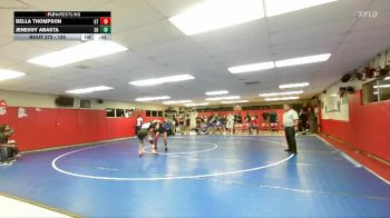 120 lbs Cons. Round 2 - Jenessy Abasta, San Dimas vs Bella Thompson, Grand Terrance