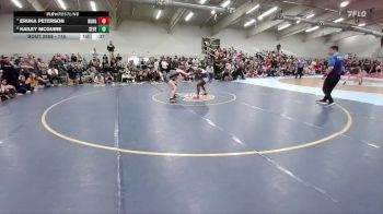 115 lbs 7th Place Match - Kailey McGuire, Severance vs Eruka Peterson, Walsenburg