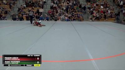 65 lbs Semifinal - Duke Mahoney, Lakeville Wrestling vs Mason Leech, Immortal Athletics WC