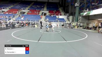 100 lbs Rnd Of 16 - Drew Dawson, Oregon vs Angel Fernandez, Colorado