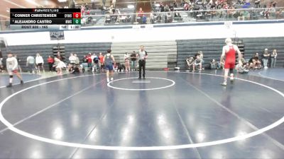 165 lbs Round 2 - Conner Christensen, Clearwater Valley Wrestling Club vs Alejandro Castro, Middleton Wrestling Club