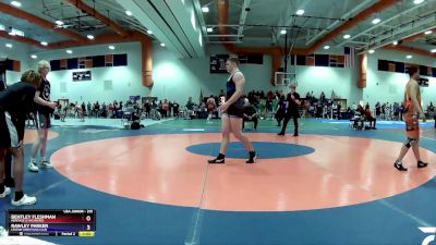 215 lbs Cons. Round 5 - Bentley Fleshman, Heritage (Lynchburg) vs Rawley Parker, Legend Wrestling Club