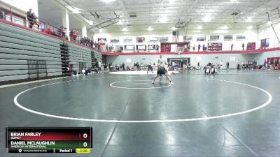 125 lbs Cons. Round 2 - Daniel McLaughlin, American International vs Brian Farley, Quincy