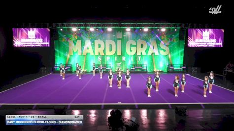 East Mississippi Cheerleading - Diamondbacks [2026 L1 Youth - D2 - Small Day 1] 2026 Mardi Gras Grand Nationals