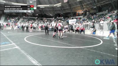 80 lbs Consi Of 16 #2 - Ethan Thompson, D3 Wrestling Cluib vs Hunter Telles, Talihina Youth Wrestling Club