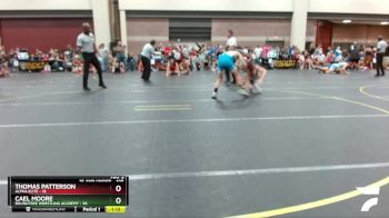 105 lbs Semifinal - Thomas Patterson, ALPHA ELITE vs Cael Moore, Roundtree Wrestling Academy