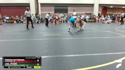 105 lbs Semifinal - Thomas Patterson, ALPHA ELITE vs Cael Moore, Roundtree Wrestling Academy
