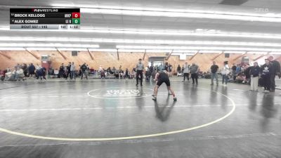 145 lbs 5th Place - Brock Kellogg, Arkport vs Alex Gomez, Le Raysville