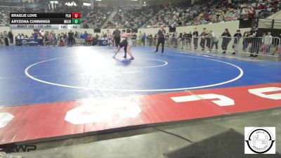 120 lbs Consi Of 16 #1 - Braelie Love, Plainview JH vs Aryzona Cummings, Mojo Grappling Academy