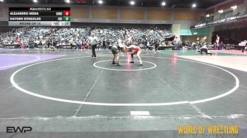 132 lbs Round Of 16 - Alejandro Mena, Golden Hawks Wrestling Club vs Hayden Gonzales, Lemoore Wrestling Club