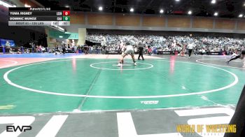 126 lbs Consi Of 16 #1 - Yuma Rigney, Lassen vs Dominic Munoz, California Grapplers
