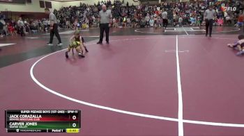 SPW-11 lbs Quarterfinal - Carver Jones, Wapsie Valley vs Jack Corazalla, Denver Wrestling Club