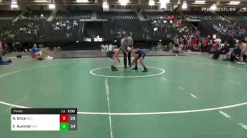 120 lbs Final - Gabe Grice, Bellevue East High School vs Elija Rummel, Wahoo High School