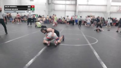 140 lbs Round 7 (8 Team) - Dalin Mendell, Neighborhood Wrestling vs Deegan Nelson, CTWHALE Blue