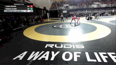 120 lbs Consi Of 4 - Gabe Swann, Baylor School vs Marlo Clark, Lake Highland Prep