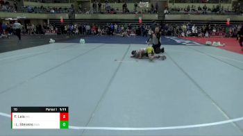 70 lbs Quarterfinal - Lucas Stevens, Summit Wrestling Academy vs Finnley Leis, West Salem-Bangor